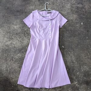 Wedtrend Dress Womens M Purple Lavender 1950s Audrey Hepburn Cocktail Swing